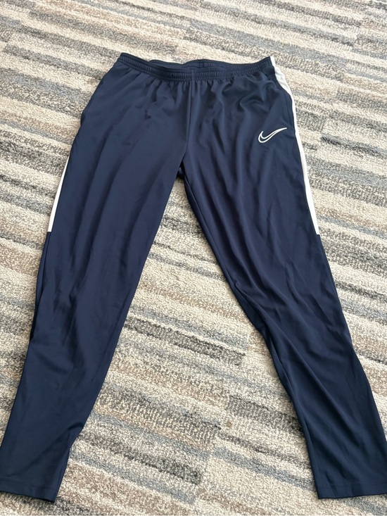 Nike Other - Nike mens Navy Track Pants with White Stripe